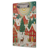 クリスマスビレッジ クリップボード (左)