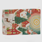 クリスマスビレッジ ゴルフタオル (横)