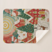 クリスマスビレッジ シェルパブランケット (正面(横))