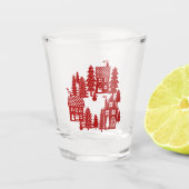 クリスマスビレッジ ショットグラス (正面)