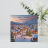 クリスマスビレッジ シーズンカード (スタンド正面)