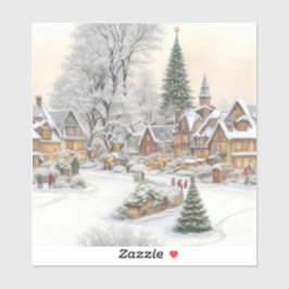 クリスマスビレッジ シール