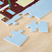 クリスマスビレッジ ジグソーパズル (側面)