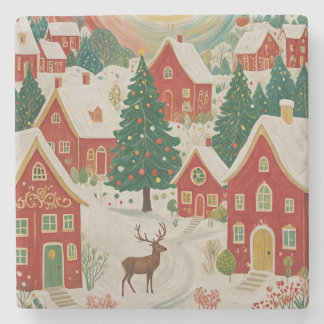 クリスマスビレッジ ストーンコースター