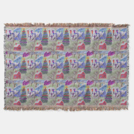 クリスマスビレッジ スローブランケット