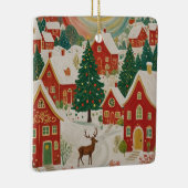 クリスマスビレッジ セラミックオーナメント (右)