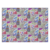 クリスマスビレッジ テーブルクロス (正面(横))