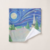 クリスマスビレッジ バスタオルセット (ウォッシュタオル)