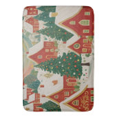 クリスマスビレッジ バスマット (正面縦)