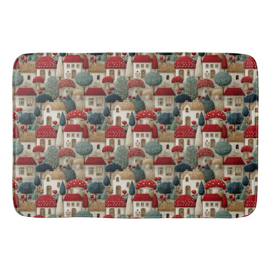 クリスマスビレッジ バスマット (正面)