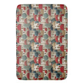 クリスマスビレッジ バスマット (正面縦)