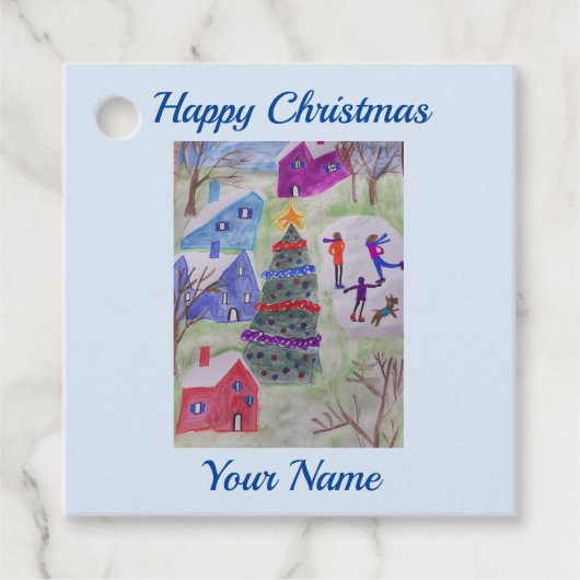 クリスマスビレッジ フェイバータグ (正面)