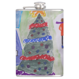 クリスマスビレッジ フラスク