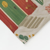 クリスマスビレッジ フリースブランケット (角)