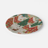 クリスマスビレッジ ペーパープレート (アングル)