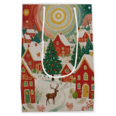 クリスマスビレッジ ミディアムペーパーバッグ (裏面)