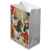 クリスマスビレッジ ミディアムペーパーバッグ (裏面アングル)