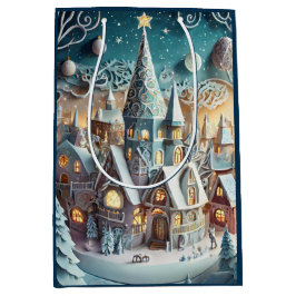 クリスマスビレッジ ミディアムペーパーバッグ