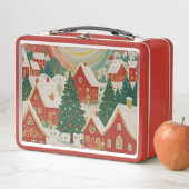 クリスマスビレッジ メタルランチボックス (インサイチュ)