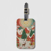 クリスマスビレッジ ラゲッジタグ (正面縦)