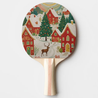 クリスマスビレッジ 卓球ラケット