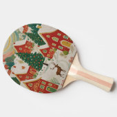 クリスマスビレッジ 卓球ラケット (横)