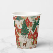 クリスマスビレッジ 紙コップ (裏面)