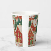 クリスマスビレッジ 紙コップ (左)