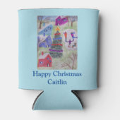 クリスマスビレッジ 缶クーラー (正面)