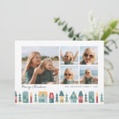 クリスマスビレッジ | 5フォトコラージュ シーズンカード (スタンド正面)