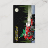クリスマスビンテージ車 エンクロージャーカード (正面)