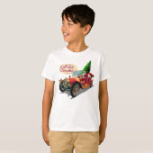クリスマスビンテージ車 Tシャツ (正面フル)