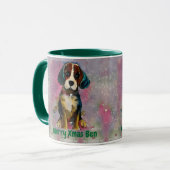 クリスマスビーグルの願い マグカップ (正面左)