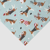 クリスマスビーグルズブルー 薄葉紙 (詳細)