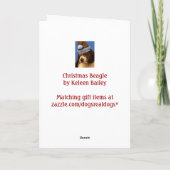 クリスマスビーグルパピー シーズンカード (裏面)