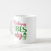 クリスマスビーズオンリーマグカップ コーヒーマグカップ (正面左)