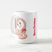 クリスマスビーズコーヒーマグを飲む コーヒーマグカップ (正面左)