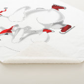 クリスマスビーズベビーシェルパブランケットカスタマイズ可能 シェルパブランケット (3/4)