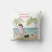 クリスマスビーチはまだクリスマス クッション (正面)