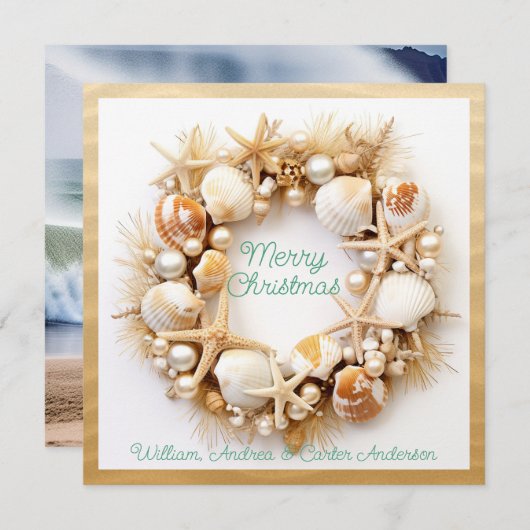 クリスマスビーチウェーブシーズヘルズヒトデ真珠 シーズンカード (正面/裏面)