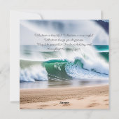 クリスマスビーチウェーブシーズヘルズヒトデ真珠 シーズンカード (裏面)