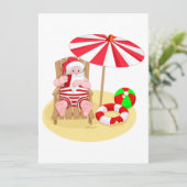 クリスマスビーチサンタ シーズンカード (スタンド正面)