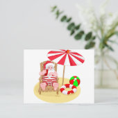 クリスマスビーチサンタ シーズンポストカード (スタンド正面)