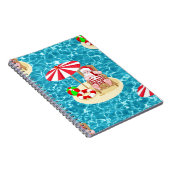 クリスマスビーチサンタ ノートブック (右側)