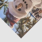 クリスマスビーチサンド雪だるま 薄葉紙 (詳細)