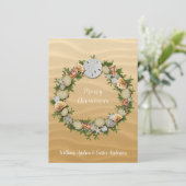 クリスマスビーチシーシェルズヒトデ砂ドル シーズンカード (スタンド正面)