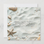 クリスマスビーチシーズ&グリーティング シーズンカード (裏面)