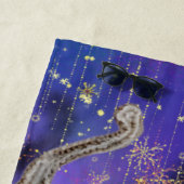 クリスマスビーチタオルカップル格言歌 ビーチタオル (インサイチュ)