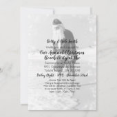 クリスマスビーチパーティー海サンタ 招待状 (裏面)