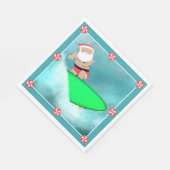 クリスマスビーチパーティー スタンダードランチョンナプキン (角)